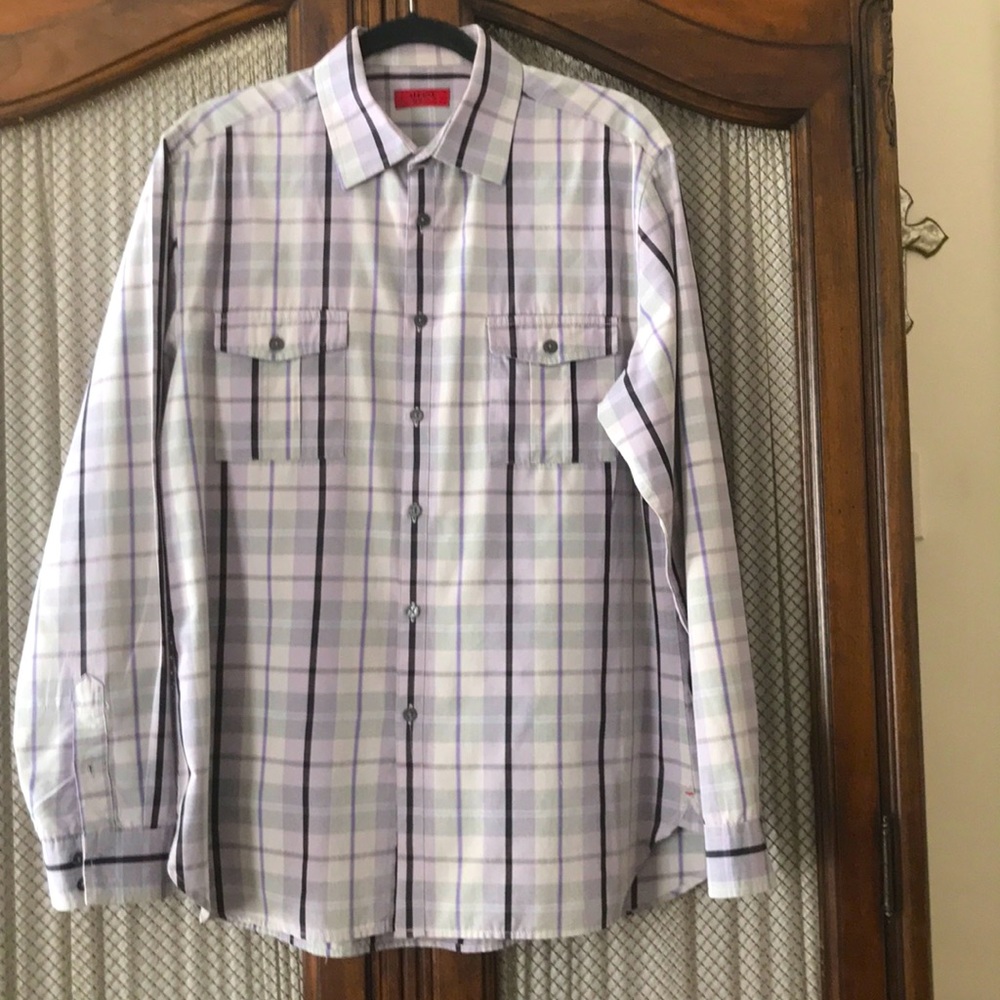Men’s Alfani slim fit button down shirt